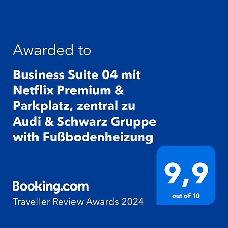 Stn Business - Mit Parkplatz & Balkon, Terrasse & Fussbodenheizung, Netflix Premium, Zentral Zu Audi & Schwarz Gruppe