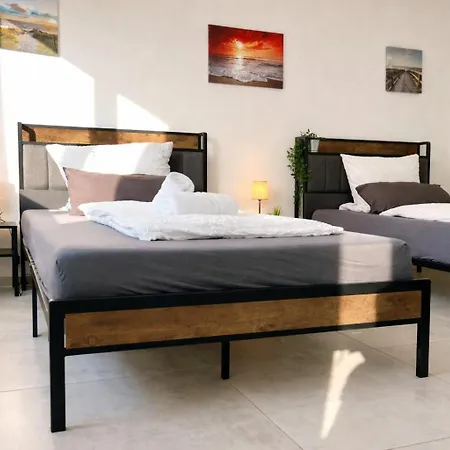 Apartamento Stn Business - Mit Parkplatz & Balkon, Terrasse & Fussbodenheizung, Netflix Premium, Zentral Zu Audi & Schwarz Gruppe